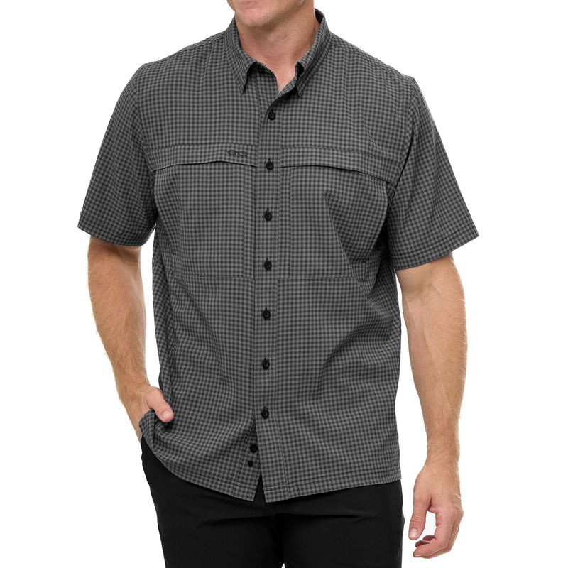 GunMetal TekCheck Shirt-1