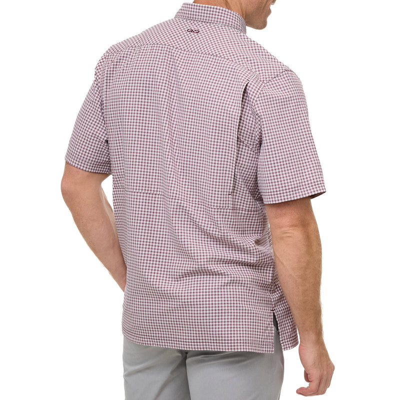 Maroon TekCheck Shirt-6