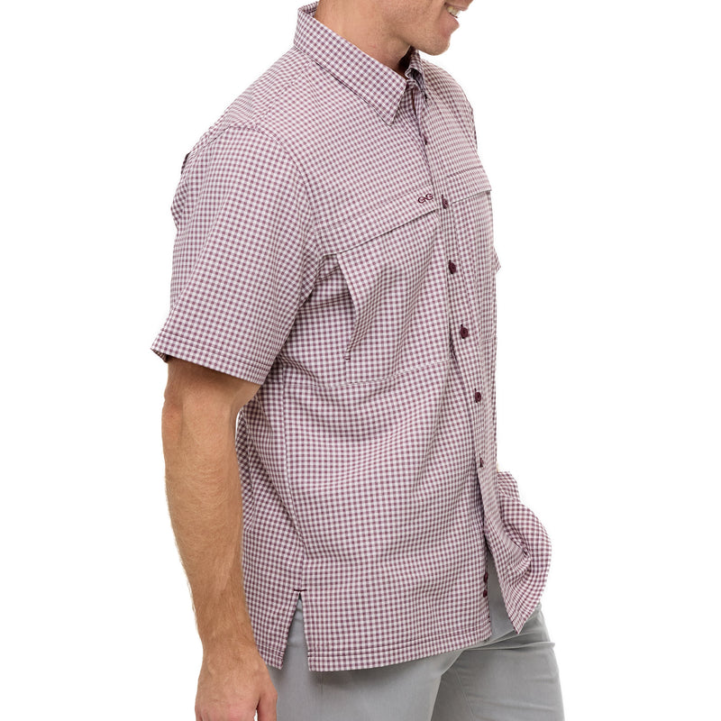 Maroon TekCheck Shirt-7