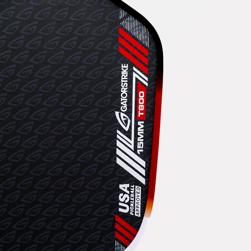 GatorStrike A.R.M.O.R Gen 5X — 15mm Raw Carbon Power - Pickleball Paddle-5