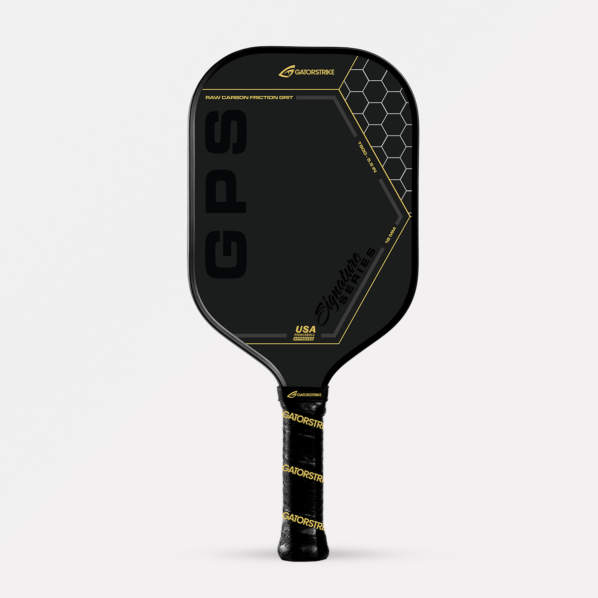Gold Pro Power T800 Power (16mm) Raw Carbon Fiber Weave Grit-1