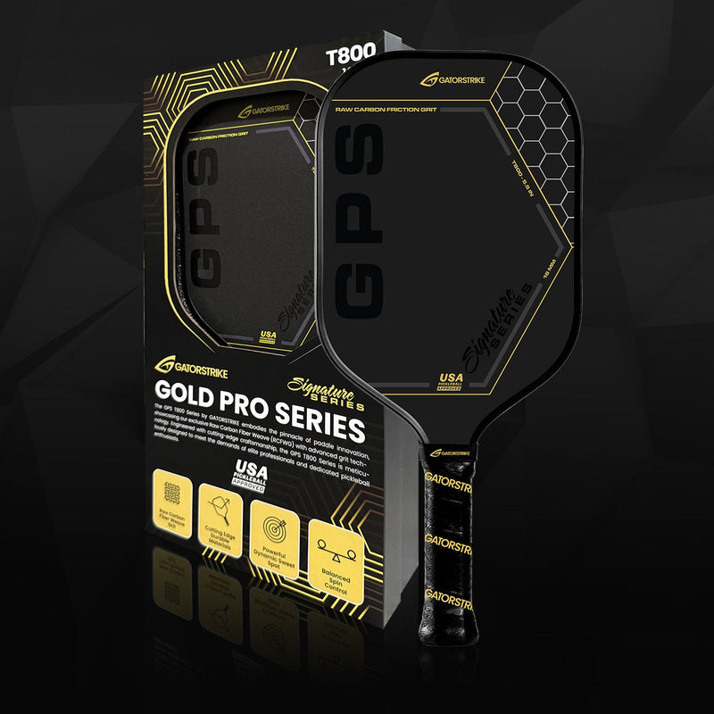Gold Pro Power T800 Power (16mm) Raw Carbon Fiber Weave Grit-6