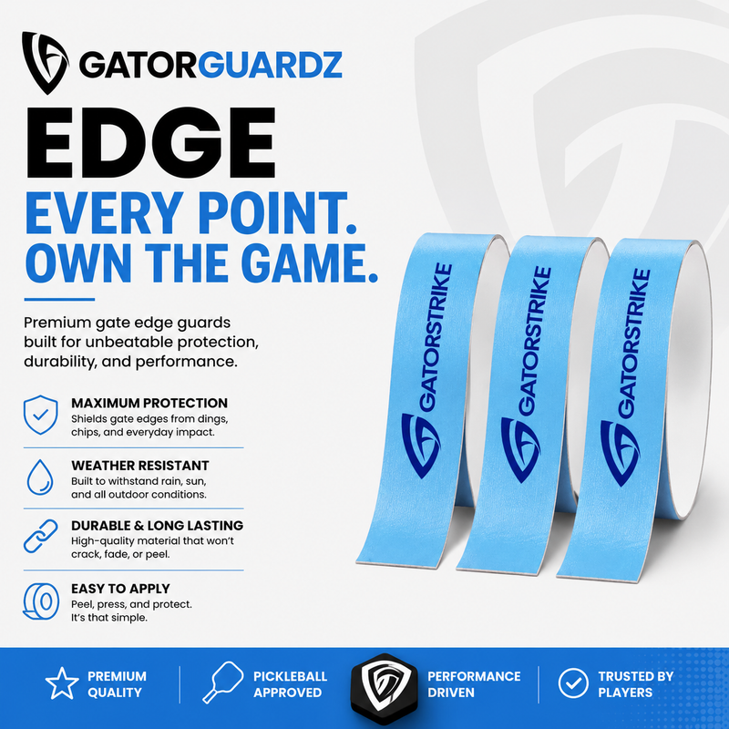 Pickleball Paddle Edge Guard Tape — Chip & Scratch Protection (3-Pack)-4
