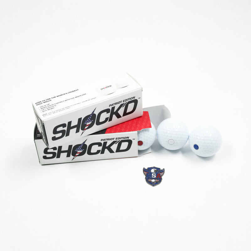 SHOCK'D Golf Balls - Patriot Edition-2