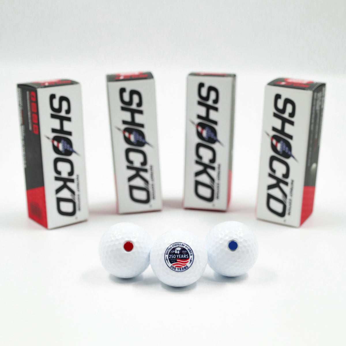 BUY 3 GET 1 FREE BUNDLE - SHOCK'D Golf Balls-7