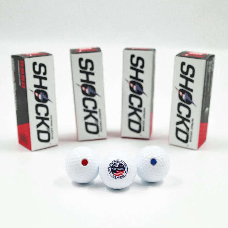 BUY 3 GET 1 FREE BUNDLE - SHOCK'D Golf Balls-7