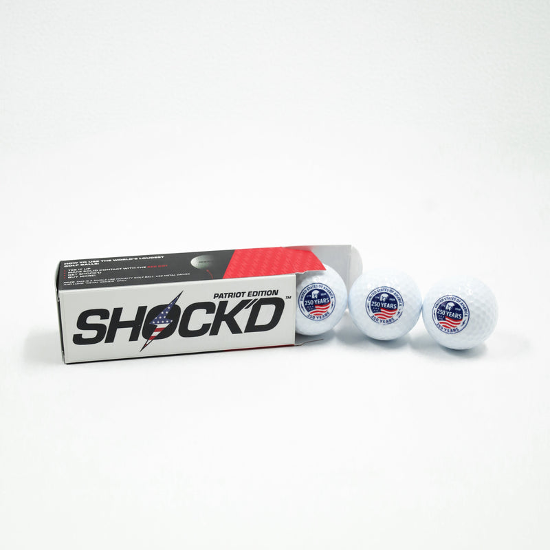SHOCK'D Golf Balls - Patriot Edition-5
