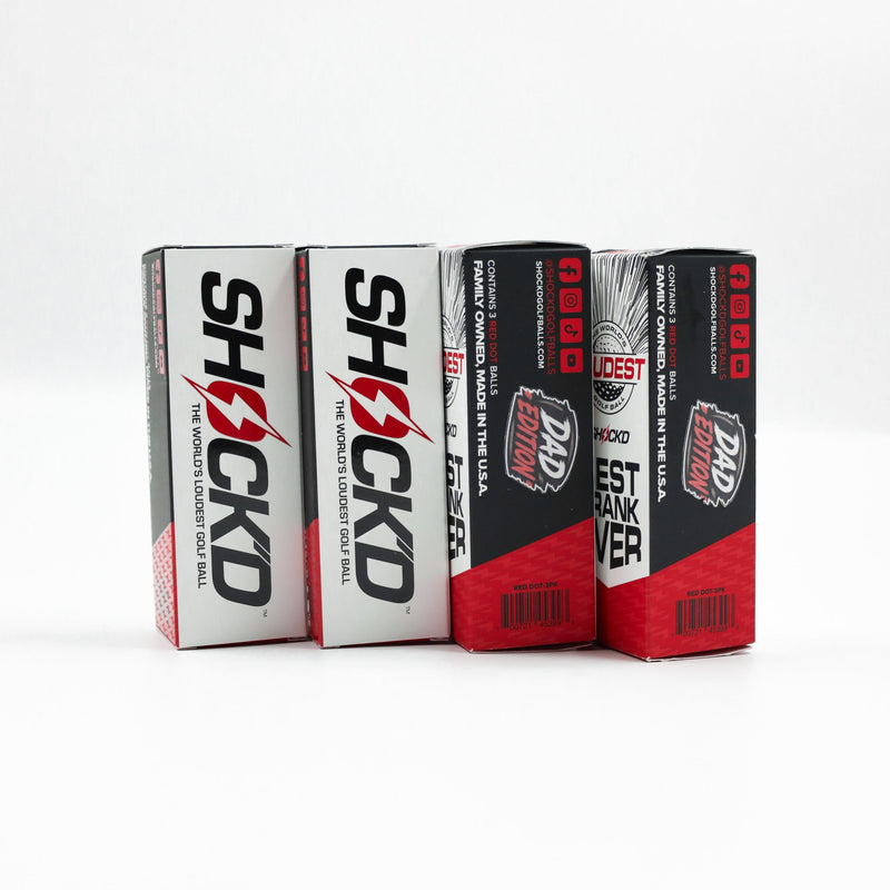 BUY 3 GET 1 FREE BUNDLE - SHOCK'D Golf Balls-9