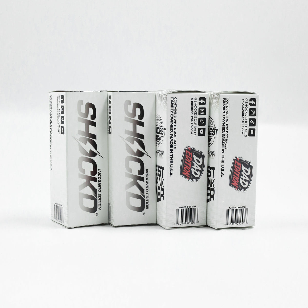 BUY 3 GET 1 FREE BUNDLE - SHOCK'D Golf Balls-11