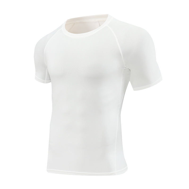 Compression Short-Sleeve Training Tee White