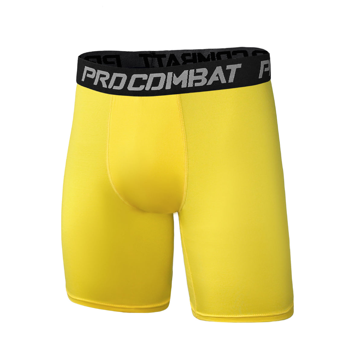 Pro Compression Training Shorts Yellow