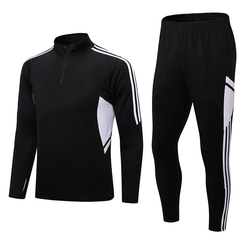 Angle 1/4 Zip Training Suit Black