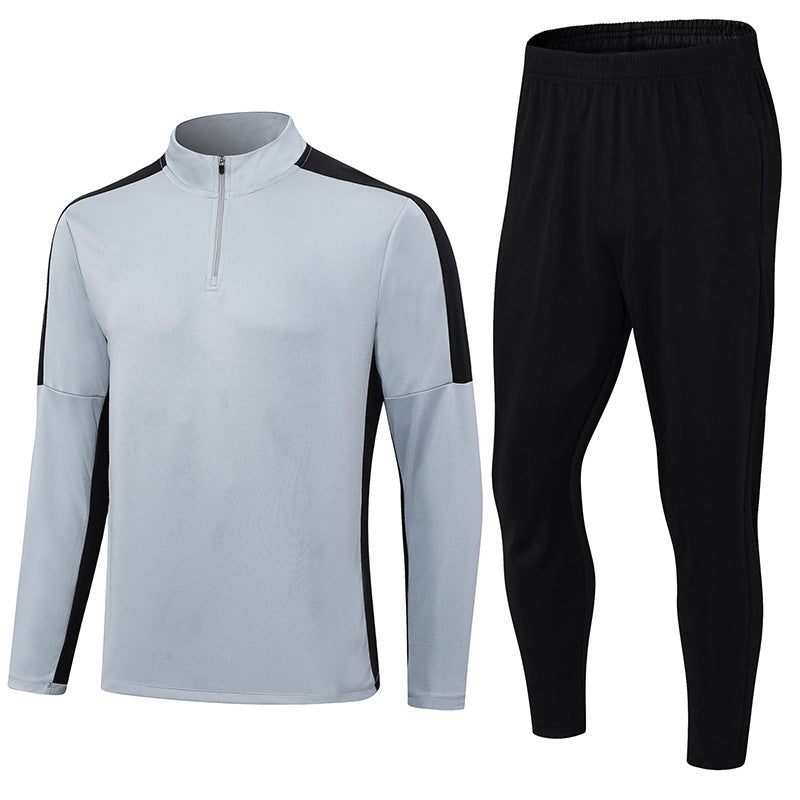 Active 1/4 Zip Training Suit Grey