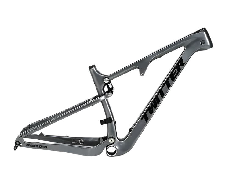 TWITTER OVERLORD Full Suspension Carbon MTB Frame – T800 Mix, 29"/27.5", AM, without Rear  SHOX-4