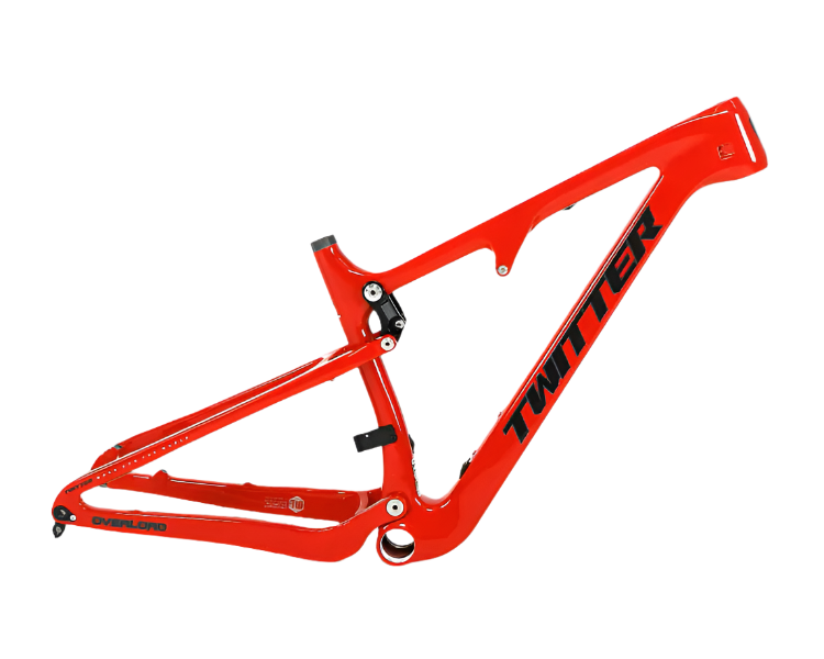 TWITTER OVERLORD Full Suspension Carbon MTB Frame – T800 Mix, 29"/27.5", AM, without Rear  SHOX-8