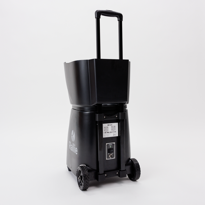 Rallie Pickleball Machine - Midnight Black-6