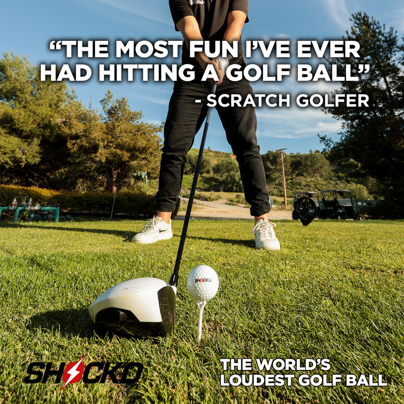 BUY 3 GET 1 FREE BUNDLE - SHOCK'D Golf Balls-14