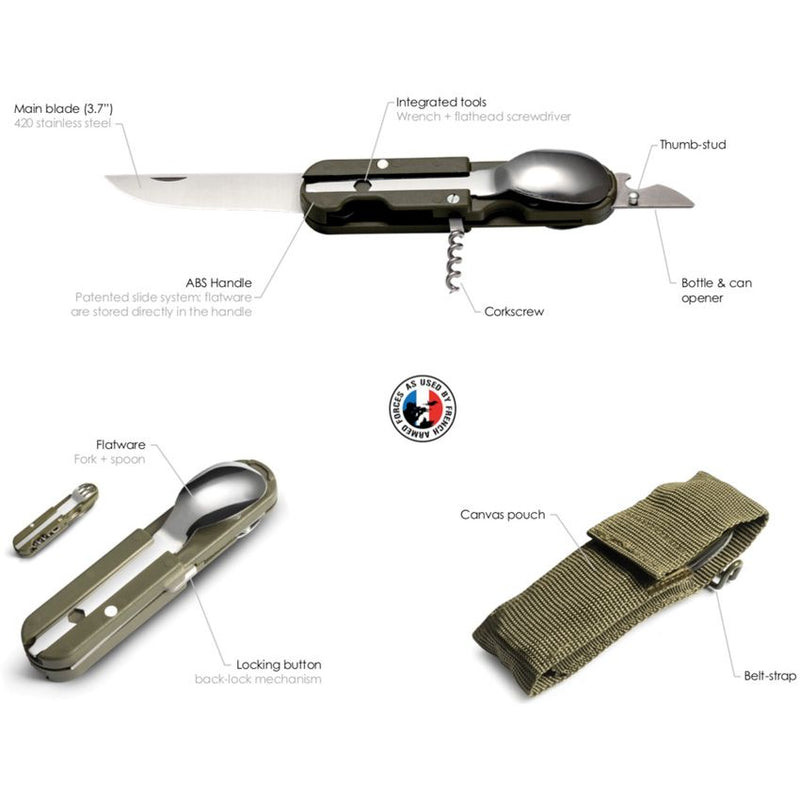 Bivouac French Army Camp Knife-3