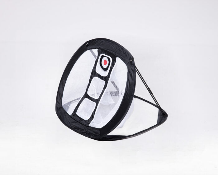 Small black and white spot shooting net with three spots