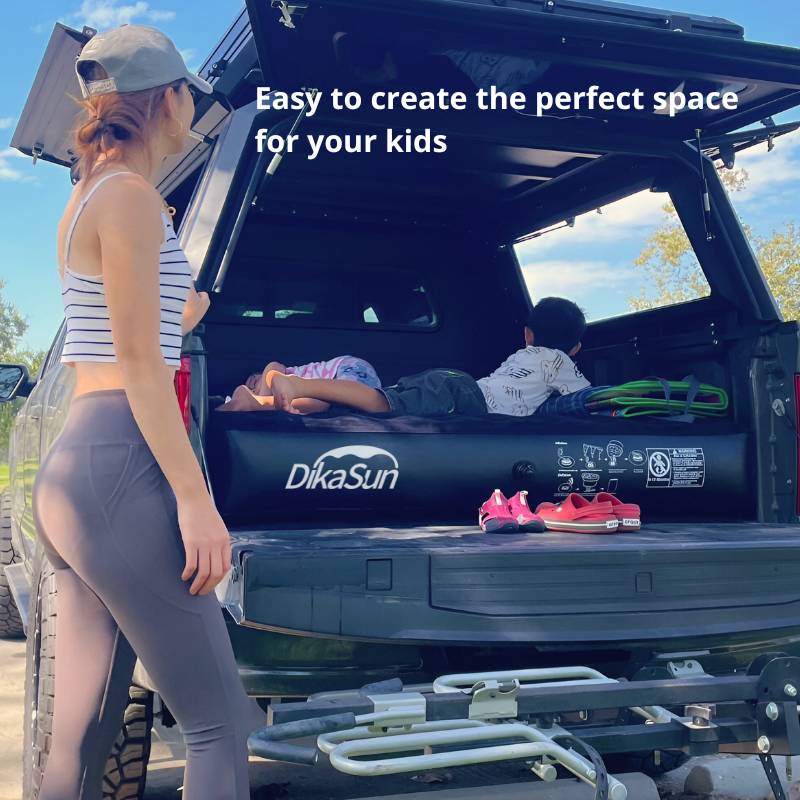 DikaSun 6-6.5 FT Mid Size Pickup Truck Bed Air Mattress,Black-9