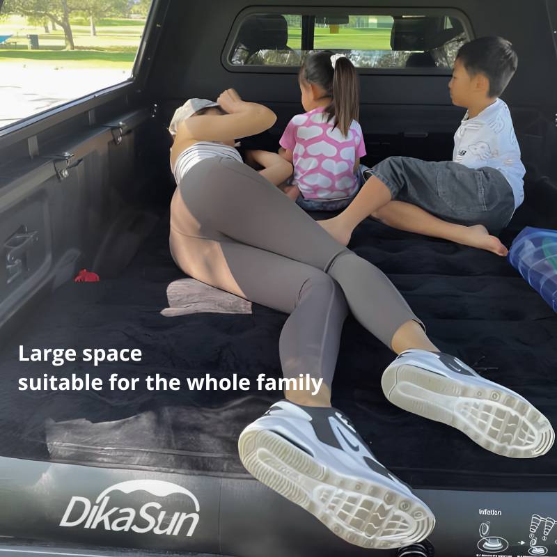 DikaSun 6-6.5 FT Mid Size Pickup Truck Bed Air Mattress,Black-12