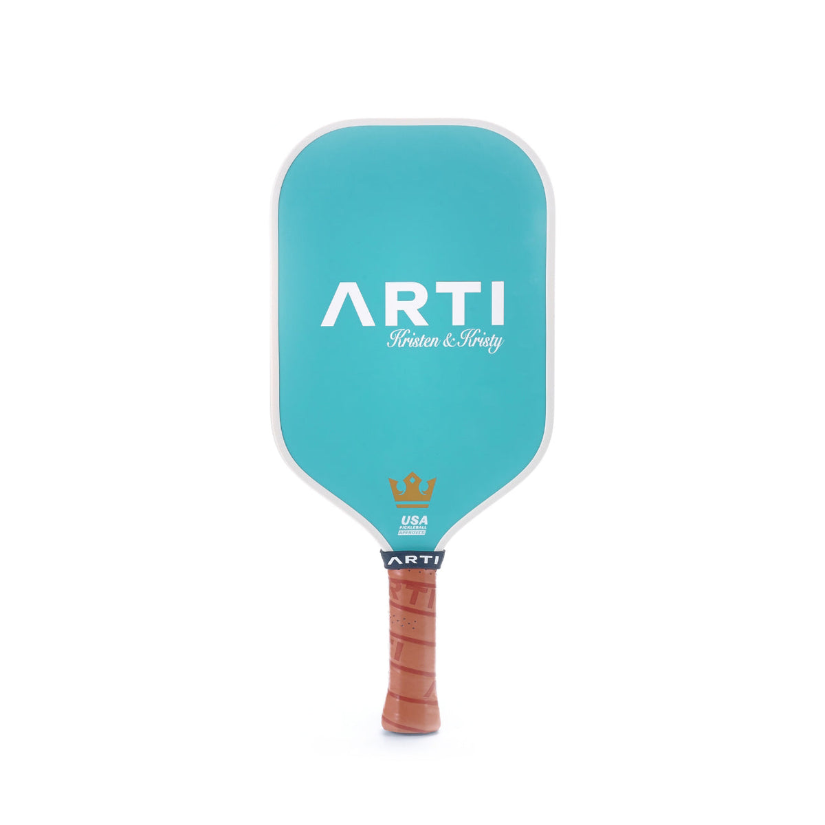 ARTI 16mm T700 Carbon Fiber Kristen & Kristy "IT'S PICKLE TIME" Pickleball Paddle - USA Pickleball Approved-4