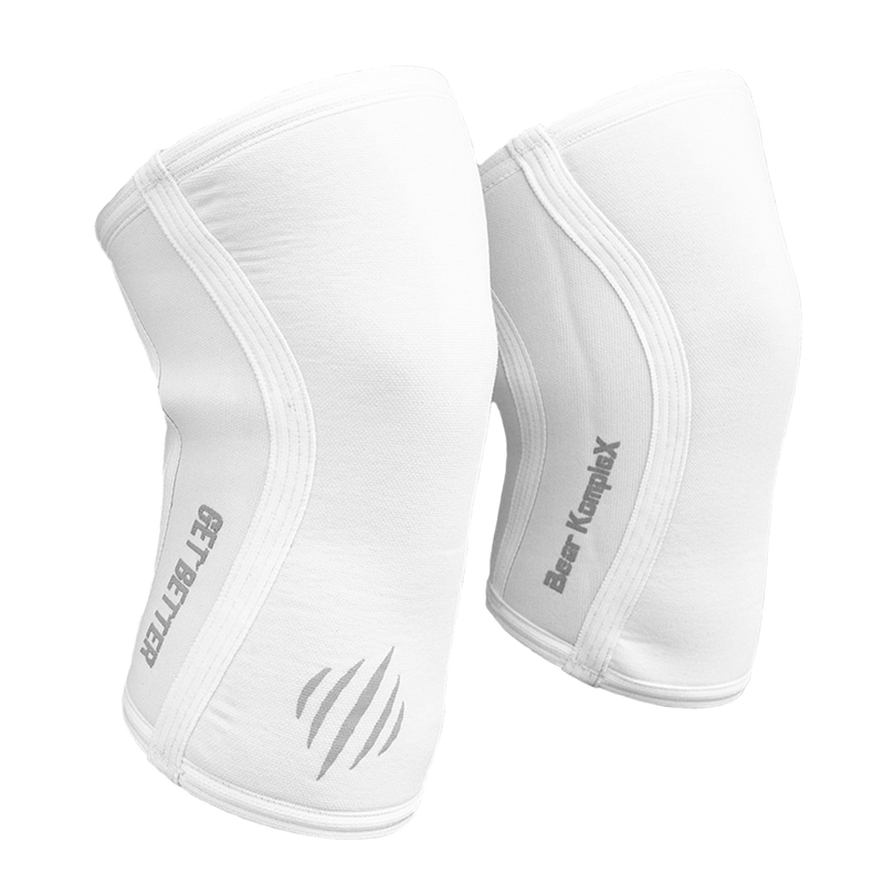 Bear KompleX Knee Sleeves- White-1