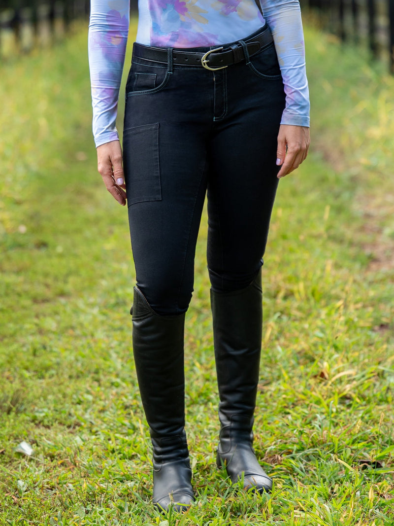 Denim Full Seat Tread Breech-1