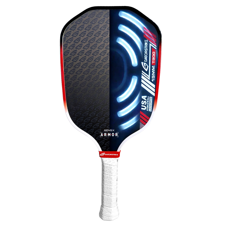GatorStrike A.R.M.O.R Gen 5X — 15mm Raw Carbon Power - Pickleball Paddle-1