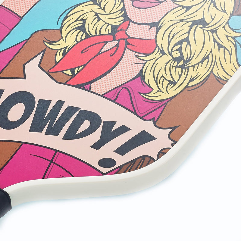 ARTI 16mm T700 Carbon Fiber Kristen & Kristy "HOWDY" Pickleball Paddle - USA Pickleball Approved-9