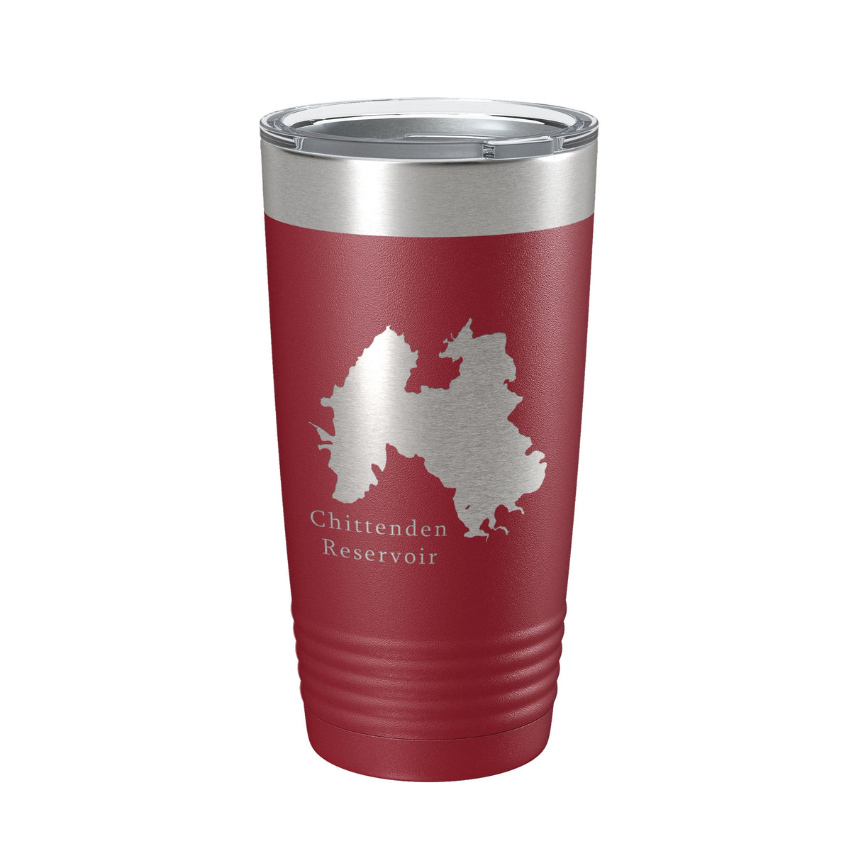 Chittenden Reservoir Tumbler Lake Map Travel Mug Insulated Laser Engraved Coffee Cup Vermont 20 oz-14