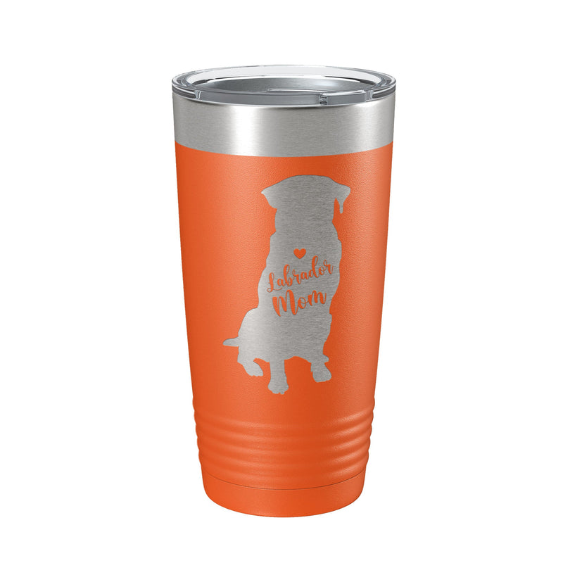 Labrador Retriever Lab Mom Tumbler Dog Travel Mug Gift Insulated Laser Engraved Coffee Cup 20 oz-2