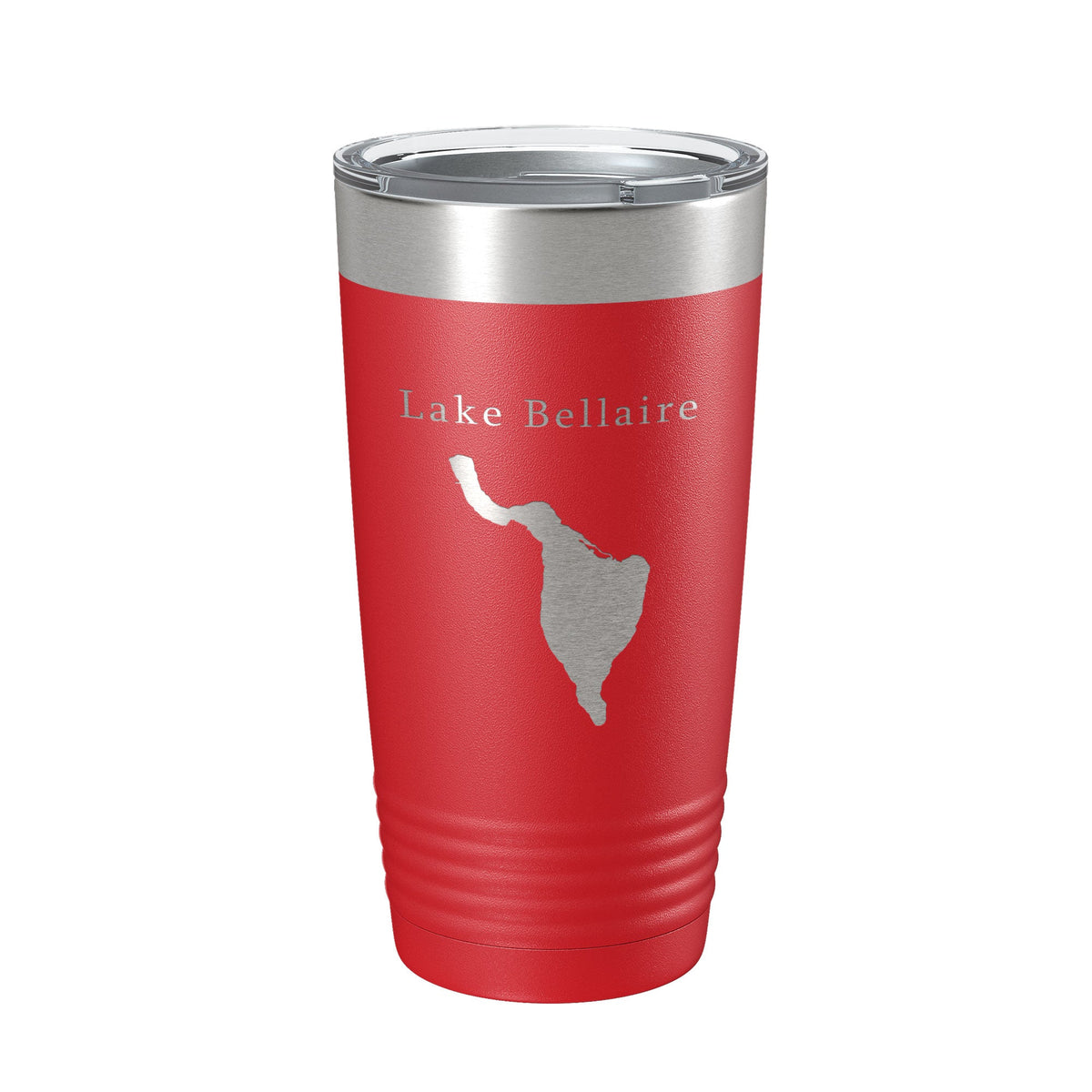 Lake Bellaire Map Tumbler Travel Mug Insulated Laser Engraved Coffee Cup Michigan 20 oz-10