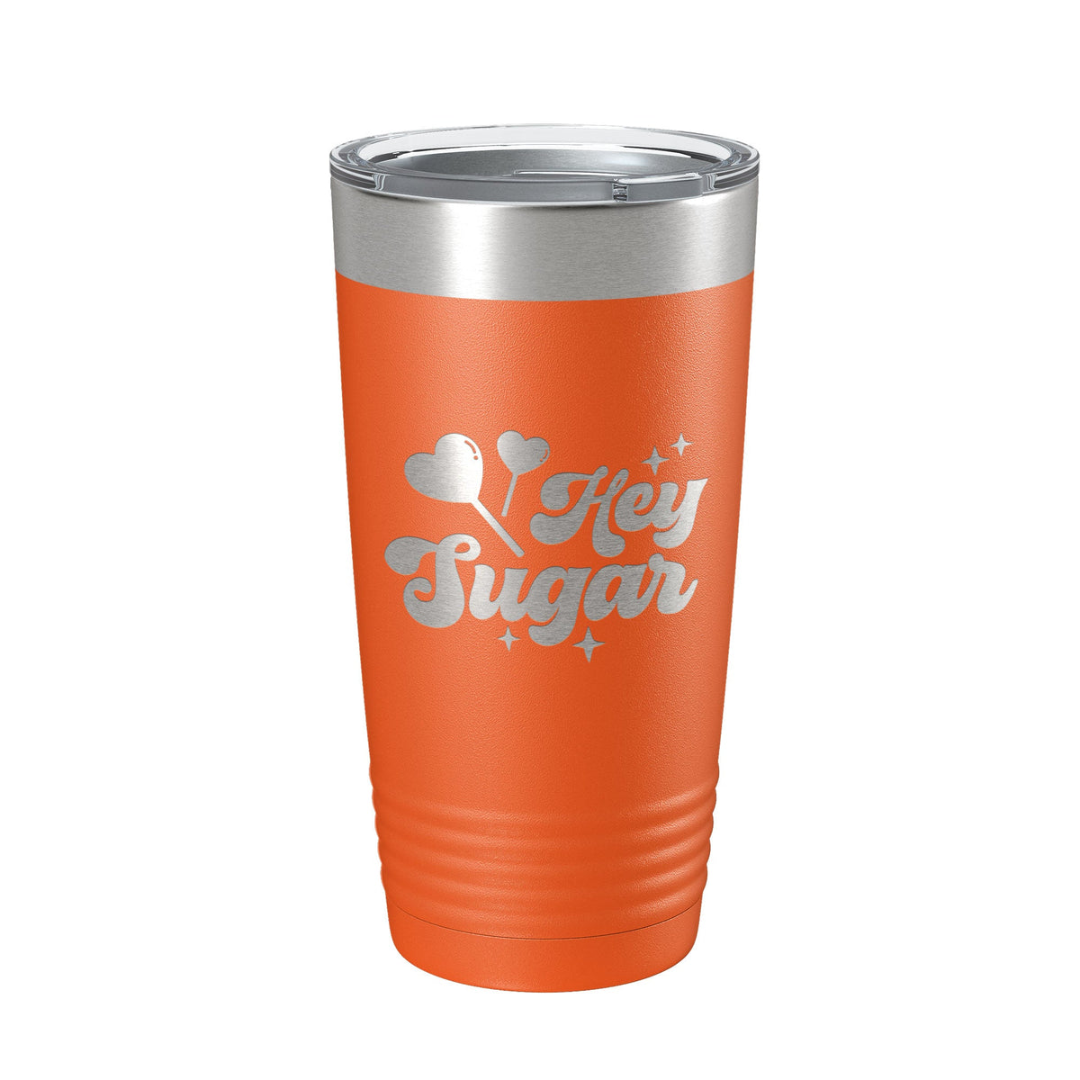 Hey Sugar Tumbler Valentine's Day Gift Travel Mug Insulated Laser Engraved Coffee Cup Retro 20 oz-6