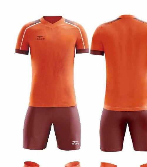 Sunais Vanguard Jersey Kit orange maroon
