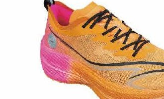 Sunais Carbon Plate Racing Shoe orange pink