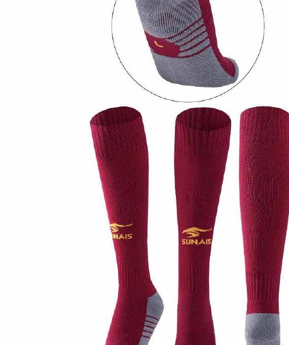 Sunais Football Socks maroon