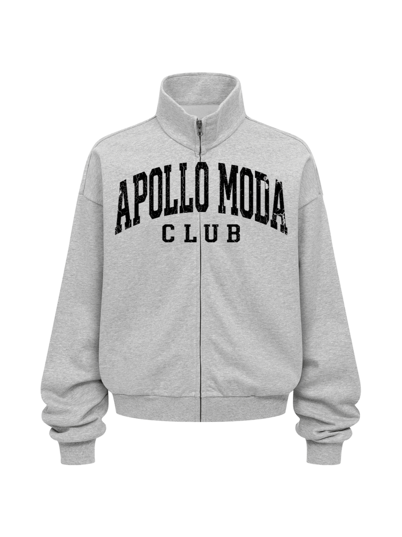 Club Collegiate Oversized Full-Zip Sweatshirt-2