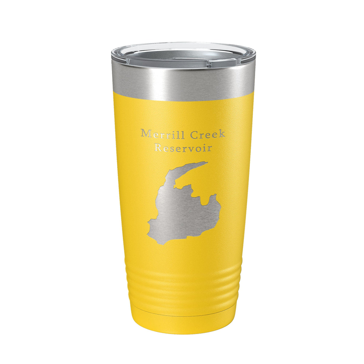 Merrill Creek Reservoir Tumbler Lake Map Travel Mug Insulated Laser Engraved Coffee Cup New Jersey 20 oz-19