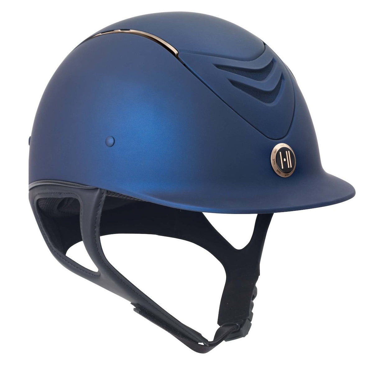 MIPS™ CCS Helmet - Navy Matte with Rose Gold Rail-1