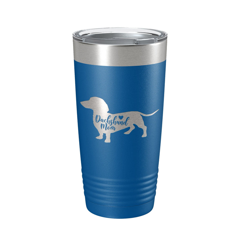 Dachshund Mom Tumbler Dog Travel Mug Gift Insulated Laser Engraved Coffee Cup 20 oz-16