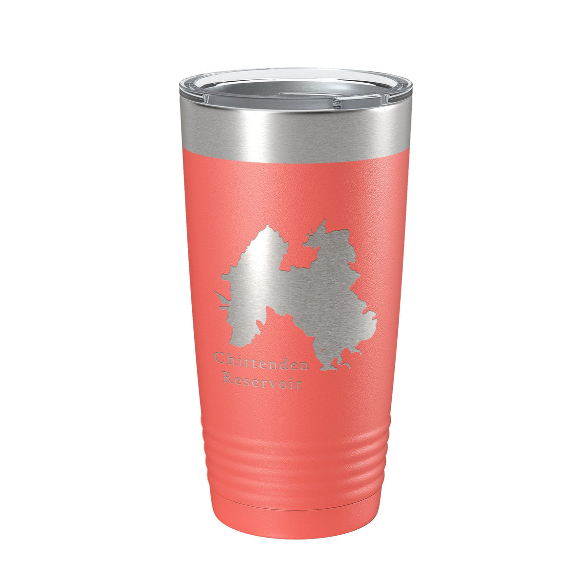 Chittenden Reservoir Tumbler Lake Map Travel Mug Insulated Laser Engraved Coffee Cup Vermont 20 oz-15