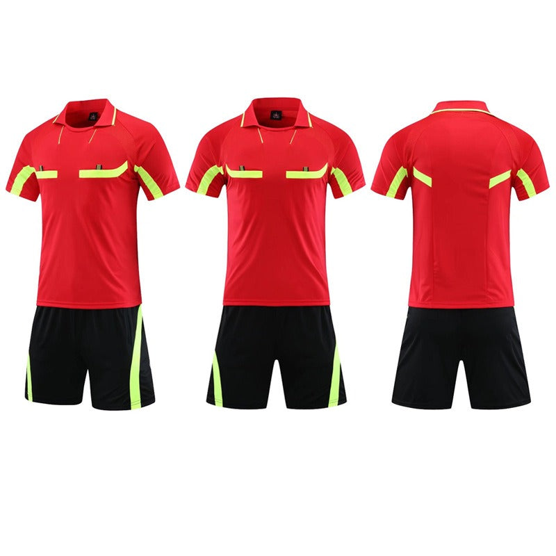 Cross-border Referee Uniform Red-1