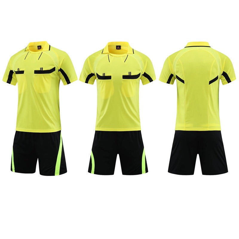 Cross-border Referee Uniform Yellow-3