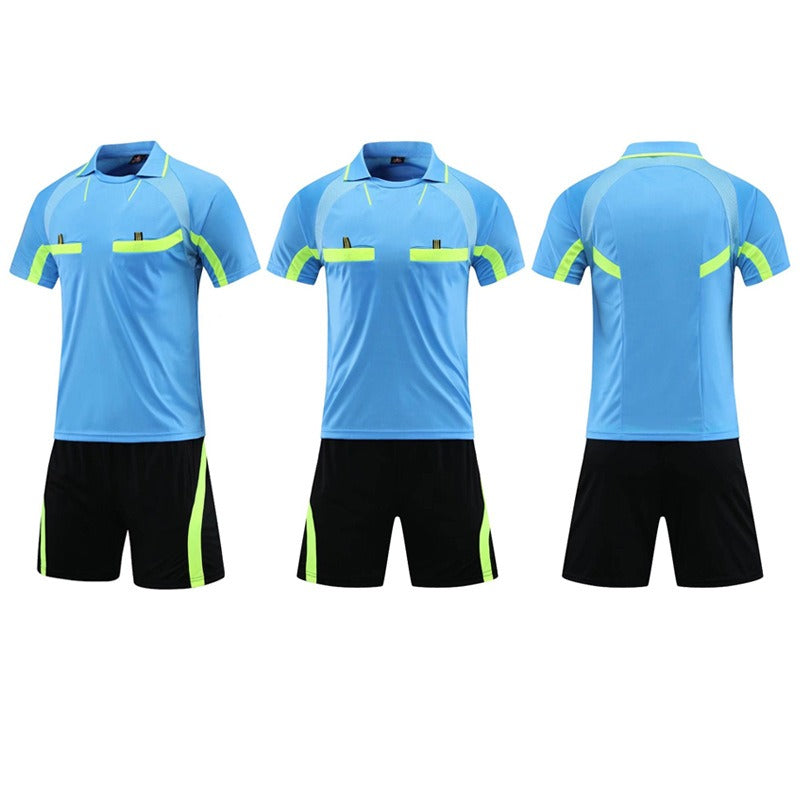 Cross-border Referee Uniform Sky Blue-1