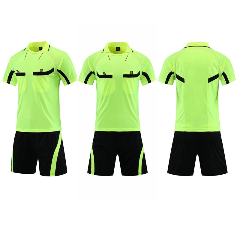 Cross-border Referee Uniform Green-1