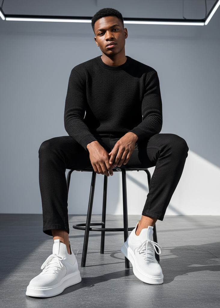 Men's Madrid Pure White-5