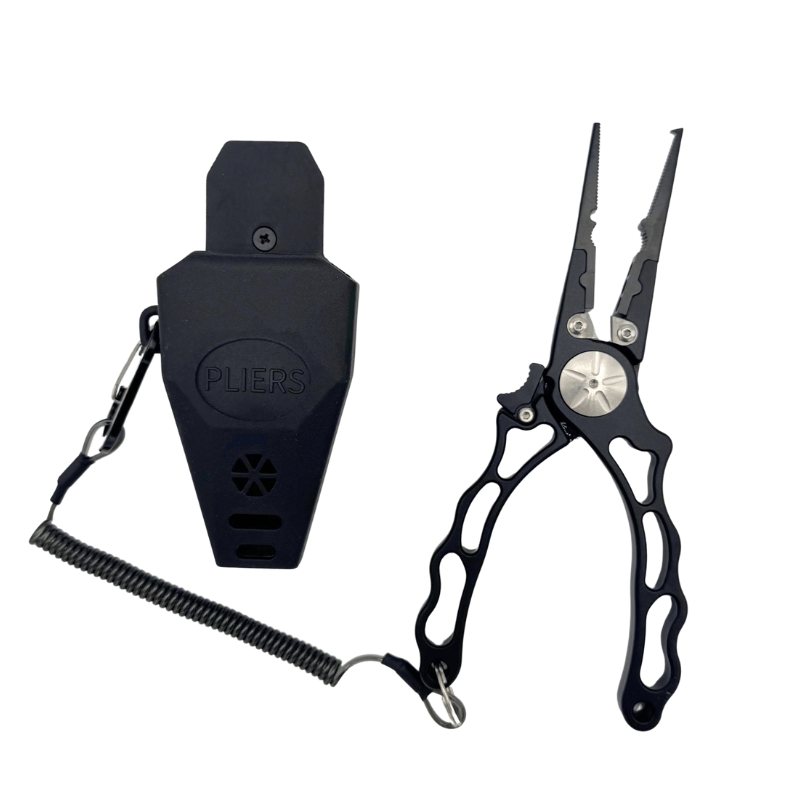No1 Aluminum Needle Nose Split Ring Fishing Pliers-1