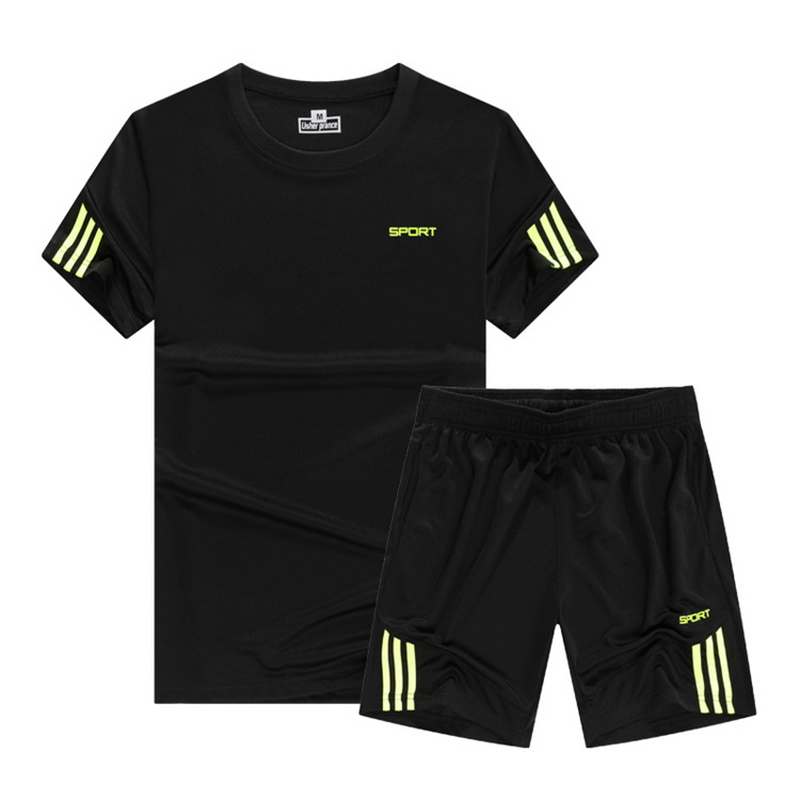 Two-piece Sports Kit Black/Green